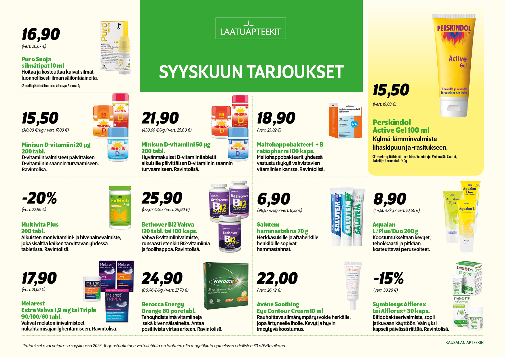 Syyskuun tarjoukset SOME32